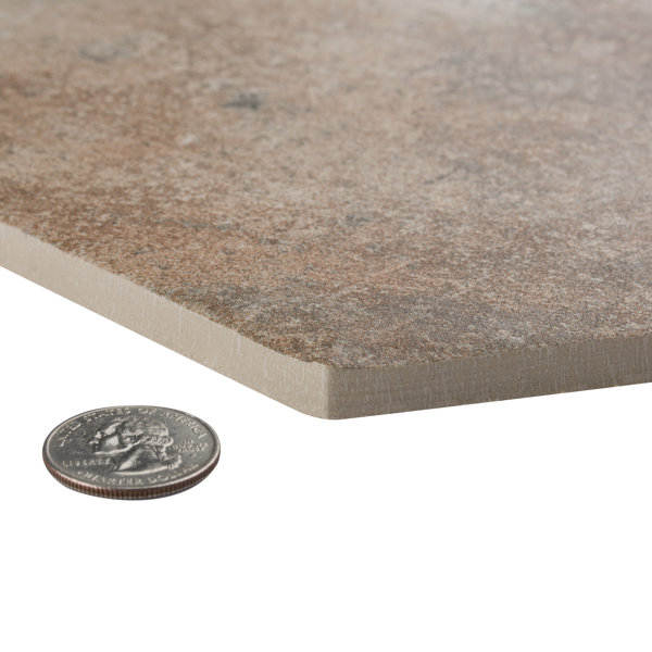 Merola Tile Boston Ferro 14" x 16" Porcelain Wall & Floor Tile | Wayfair